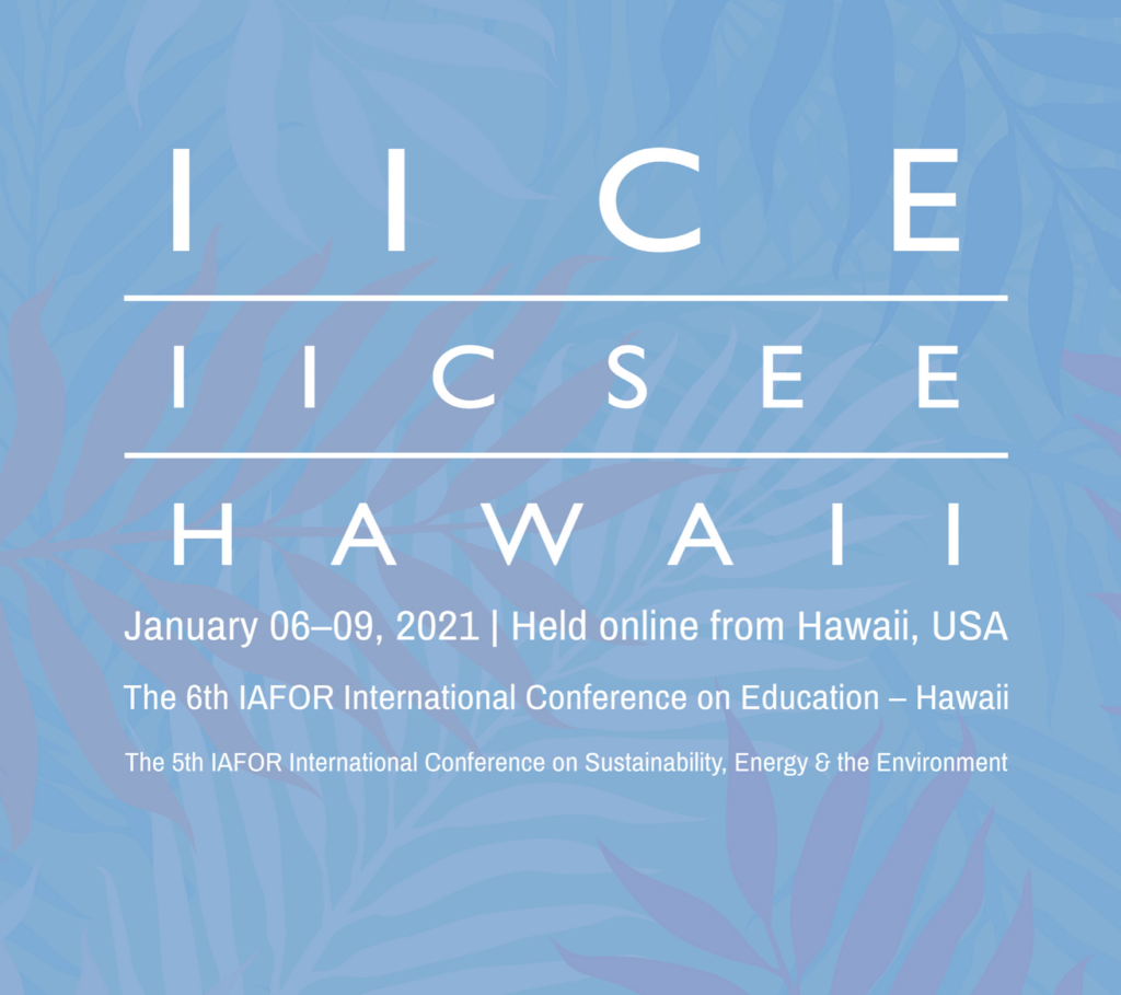 The ChildSIDE app at the the 2021 6th IAFOR International Conference on Education – Hawaii